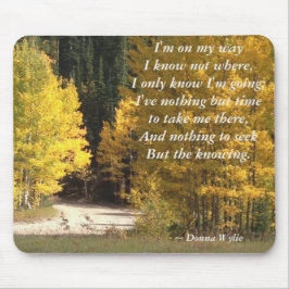 Reise - "Ich bin unterwegs" Mousepad
