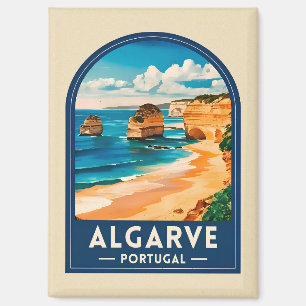 Reise im Stil der Vergangenheit Algarve Portugal R Magnet