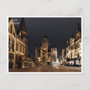 Reise im Stil der Vergangenheit Gent Gad Belgien B Postkarte