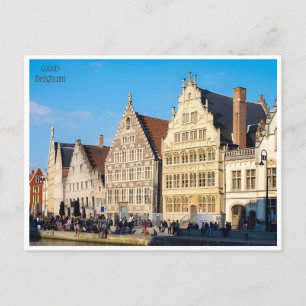 Reise im Stil der Vergangenheit Gent Gad Belgien B Postkarte