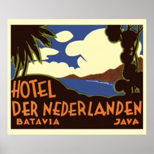 Reise im Stil der Vergangenheit Jakarta Indonesien Poster