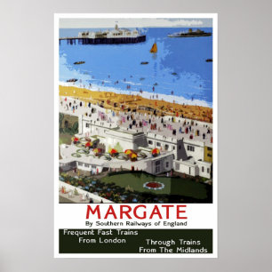 Reise im Stil der Vergangenheit, Margate Poster
