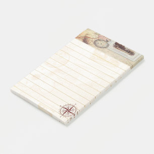 Reise im Stil der Vergangenheit  Post-it Klebezettel