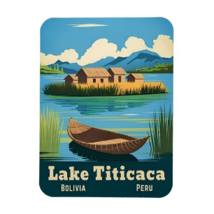 Reise im Stil der Vergangenheit - Titicacasee Süda Magnet