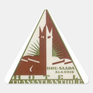 Reise im Stil der Vergangenheit, Trans Atlantique Dreieckiger Aufkleber