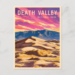 Reise im Stil der Vergangenheit zum Death Valley N Postkarte