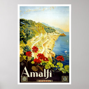 Reise im Stil vergangener Zeiten, Amalfi Poster