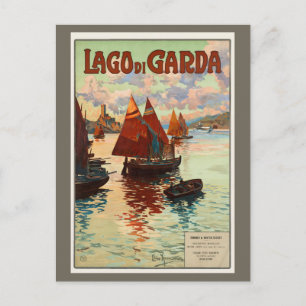 Reise im Stil vergangener Zeiten, Lago di Garda, G Postkarte