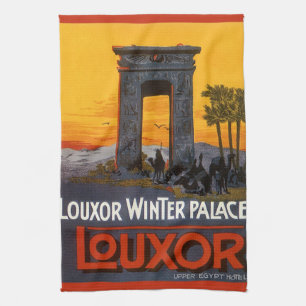 Reise im Stil vergangener Zeiten, Louxor Winter Pa Geschirrtuch