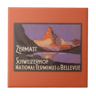 Reise im Stil vergangener Zeiten, Matterhorn in de Fliese