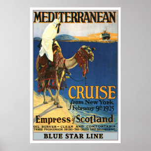 Reise im Stil vergangener Zeiten, Mittelmeer-Kreuz Poster