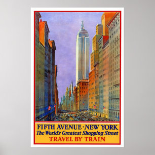 Reise im Stil vergangener Zeiten,New York Poster