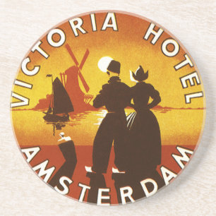 Reise im Stil vergangener Zeiten, Victoria Hotel,  Getränkeuntersetzer