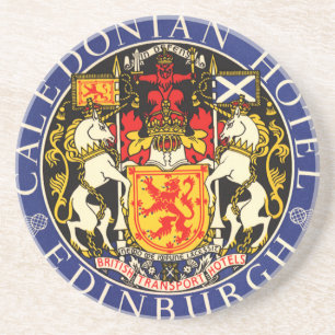 Reise im Vintage-Stil Caledonian Hotel Edinburgh S Untersetzer