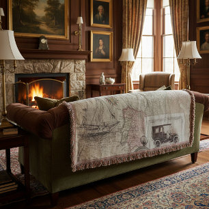 Reise im Vintage-Stil Decke