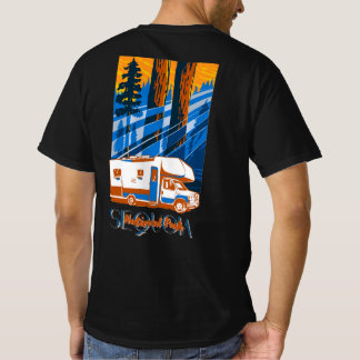 Reise im Vintage-Stil durch den Sequoia-Nationalpa T-Shirt
