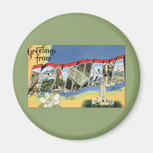 Reise im Vintage-Stil, Grüße vom Louisiana-Golf Magnet
