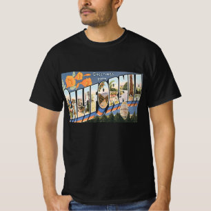 Reise im Vintage-Stil, Grüße von Kalifornischen Mo T-Shirt