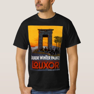 Reise im Vintage-Stil, Louxor Winter Palace, Ägypt T-Shirt