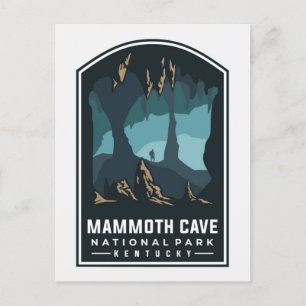 Reise im Vintage-Stil Mammoth Cave National Park K Postkarte