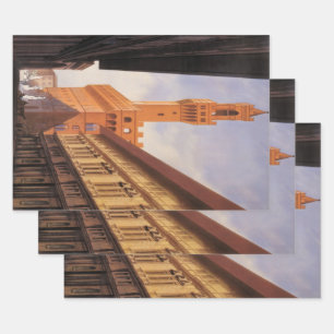 Reise im Vintage-Stil, Palazzo Vecchio, Florenz, I Geschenkpapier Set