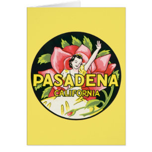 Reise im Vintage-Stil, Pasadena Kalifornien, Dame 