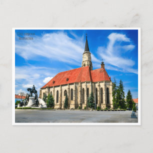Reise im Vintage-Stil Retro Cluj Napoca Rumänien R Postkarte