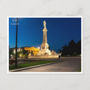 Reise im Vintage-Stil Roussé Ruse Bulgarien STADT Postkarte
