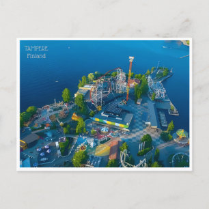 Reise im Vintage-Stil Tampere Finnland Finlande To Postkarte