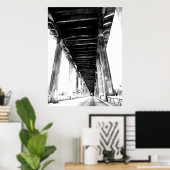 Reise in B/W-Poster Poster (Heimbüro)