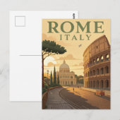 Reise in das antike Rom Postkarte (Vorne/Hinten)