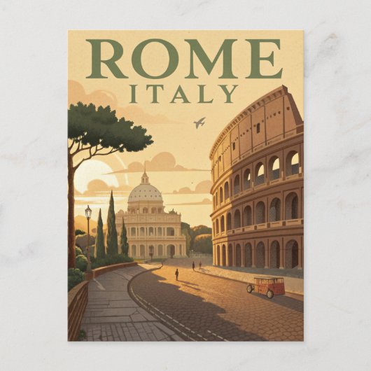 Reise in das antike Rom Postkarte (Vorderseite)