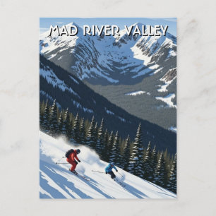 Reise in das Vermont Mad River Valley Postkarte