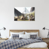 Reise in das versteckte amerikanische Lager Leinwanddruck (Insitu (Schlafzimmer))