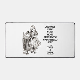 Reise in dein authentischstes, ungehemmt Selbst Schreibtischunterlage