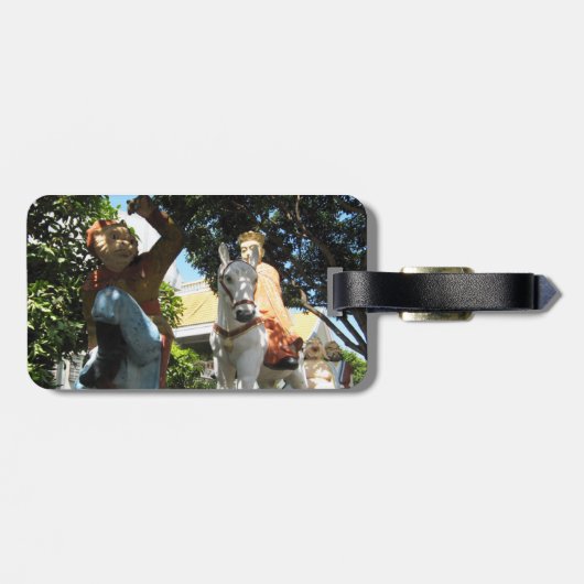 Reise in den Westen [Magie des Affen] Gepäckanhänger (Rückseite horizontal)