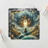 Reise in die Erleuchtung Karte (Vorderseite/Rückseite Beispiel)