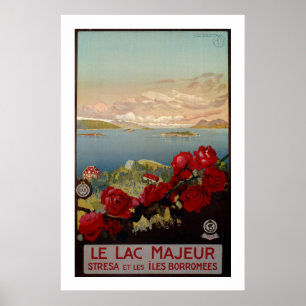 Reise in die italienische Romantik am Lago Maggior Poster