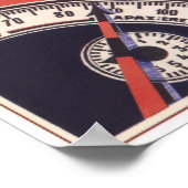 Reise in die Mars von Prusakow 1926 sowjetischer F Poster (Ecke)