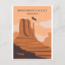 Reise in die Monument Valley Arizona Vintage