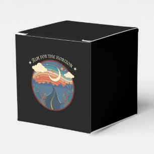 Reise in die Natur auf dem Horizont anstreben Geschenkschachtel