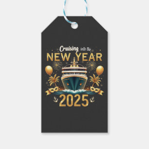 Reise in die Silvesterfamilie 2025 Crew Geschenkanhänger