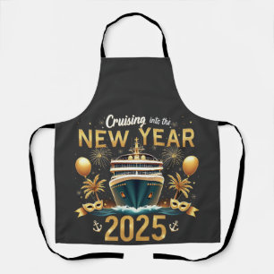 Reise in die Silvesterfamilie 2025 Crew Schürze