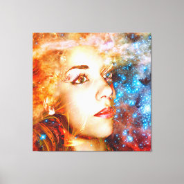 Reise in die Sterne Leinwanddruck