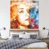 Reise in die Sterne Leinwanddruck (Insitu (Schlafzimmer))