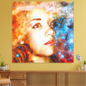 Reise in die Sterne Leinwanddruck (Insitu (Wohnzimmer))