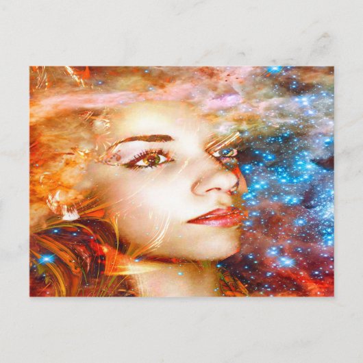 Reise in die Sterne Postkarte (Vorderseite)