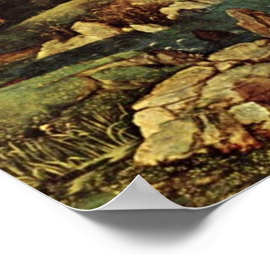 Reise in die Unterwelt von Joachim Patinir Poster (Ecke)