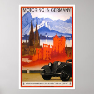 Reise in die Vergangenheit, Autofahren in Deutschl Poster