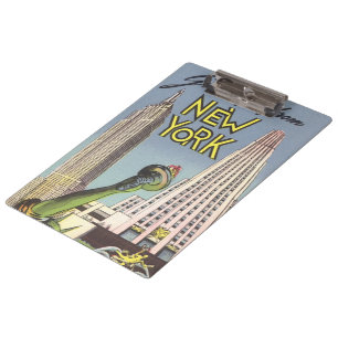 Reise in die Vergangenheit, berühmte Wahrzeichen v Klemmbrett